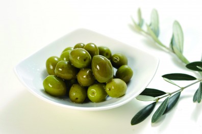 Photo of newly pickled olives