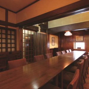 Inside view of Japanese cuisine Kinoshita