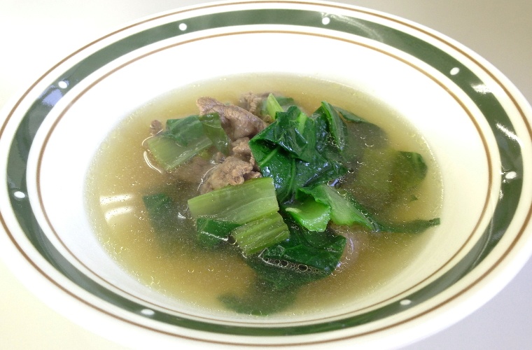 Eat green soup