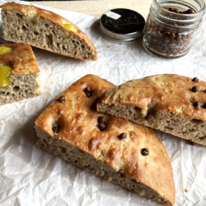 Buckwheat focaccia